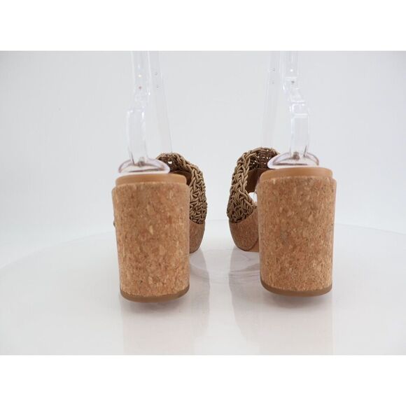 Vince Nicki Croche Women's Shoes Platform Mule Cork Chunky Size 9.5 Sandal Slide - Picture 2 of 12